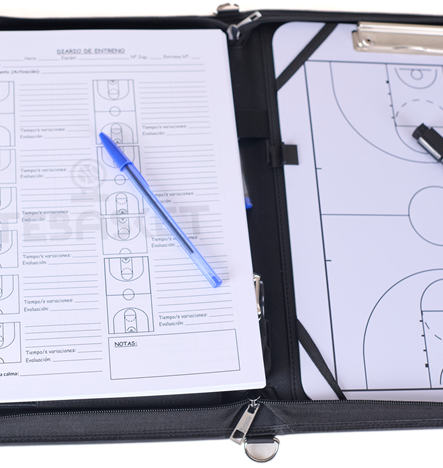 Libreta temporada entrenador/a baloncesto